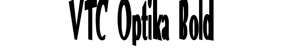 VTC Optika Bold cкачати шрифт безкоштовно